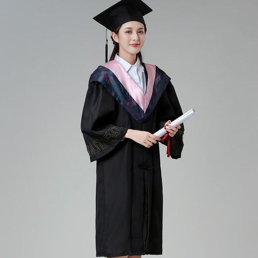 Lei Lixing Bachelor's Uniform Bachelor's Degree Uniform Men's and Women's Graduation Gown Liberal Arts Science and Engineering Drape Cloth Academic Uniform Hat Academic Uniform Performance Bachelor's Uniform Yellow-Engineering (Cardboard Hat) L Recommended Weight 130 160Jin Jin is equal to 0.5 kg