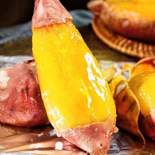 Jingmi Yunnan Plateau Durian Sweet Potato net weight 4.5Jin Jin is equal to 0.5kg single fruit 100g+ yellow heart sweet potato straight from the source