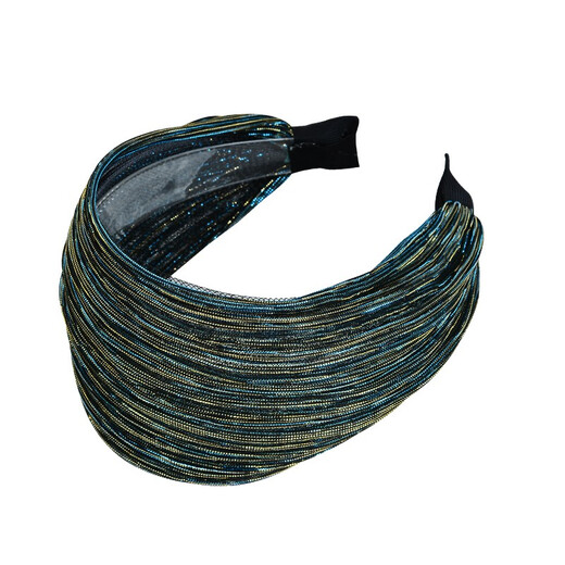 Pretty three-year-old white hair cover headband wide-brimmed hair card women's face wash headband non-slip shredded hair art lace toothed hair press headband black