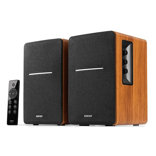 漫步者（EDIFIER）R1200BT桌面蓝牙音箱台式电脑音响木质2.0家用笔记本多媒体42W大功率D类功放高品质低音炮带遥控器 R1200BT