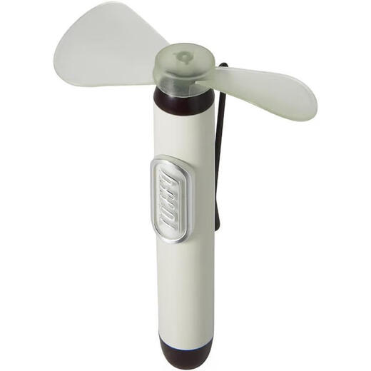 TOFFY Japan direct mail portable handheld fan hands-free USB rechargeable multi-speed air volume adjustment mini wireless fan with LED light FN11 (gray white)