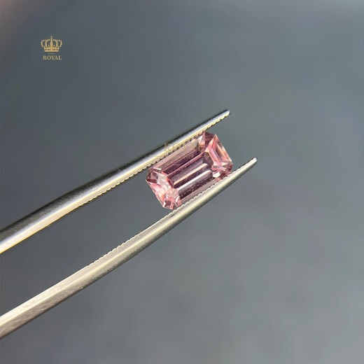 ROYALPICK Padparadscha 1.5 carat loose stone customized inlaid ring for wife and girlfriend holiday birthday gift 1.5 carat padparadscha loose stone