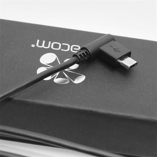 
AORO wacom digital tablet data cable is suitable for ctl671/472/672/690/6100 Yingtuo hand-painted board connection cable Black-1.5-meter elbow Micro connection cable Wacom digital tablet CTL672