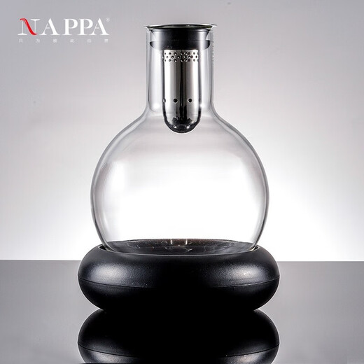 NAPPA crystal decanter, high-end wine divider, handmade, lead-free, rapid decanter, storage wine set, red and white universal decanter, 1200ml