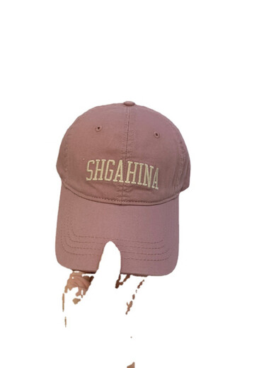 El nuevo sombrero de Hedon, la gorra de la bola de pato, la versión coreana femenina casual y las letras bordadas versátiles, la tapa de béisbol de tensión suave de ancho anchos MZ-6197 beige ajustable