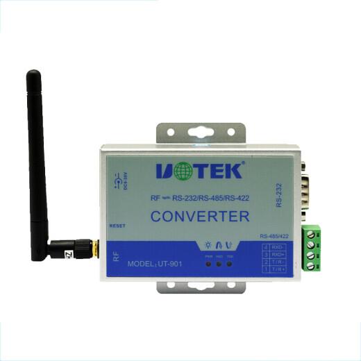 Yutai UT-901232 wireless serial port transceiver transmitter receiver with antenna RF to RS232/485/422 transmission communication module UT-901