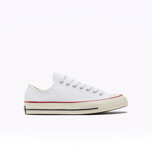 匡威（Converse）官方 宽版1970S帆布男女低帮休闲运动小白鞋162065C 常规鞋型/162065C 42