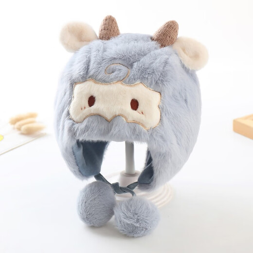 Benasci Baby Hut im Herbst und Winter verdickter warmer Ohrschutz Wolle Hut Hut Kind und Kleinkindjunge und Mädchen Winter Lei Feng Hut Kinderhut mx854-gelbe 5-18 Monate (42-48 cm)