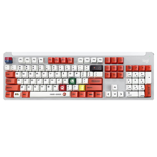 罗技（Logitech）K865机械键盘 （K845升级款）无线蓝牙键盘 商务办公 游戏电竞任切换 104键全尺寸 游戏键盘 K865童年回忆正派（无线蓝牙款）