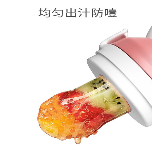 Yoshida Hisamori's Baby Bite Fruit Pacifier Teething Feeding Device for Molars Baby Bite and Play Fruit and Vegetable Juice Artifact 2 Pack Pink Bite + Green Bite