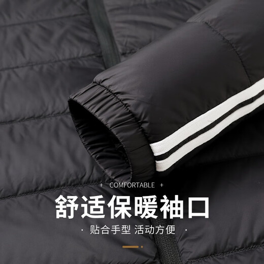 Schneefliege dünne Jacke Männer und Frauen Kurzte Ente Down Paar Frühlings- und Herbstjacke Fashion Casual warme Jacke Chinesisches Neujahr Rot Blau 9789 L (175)