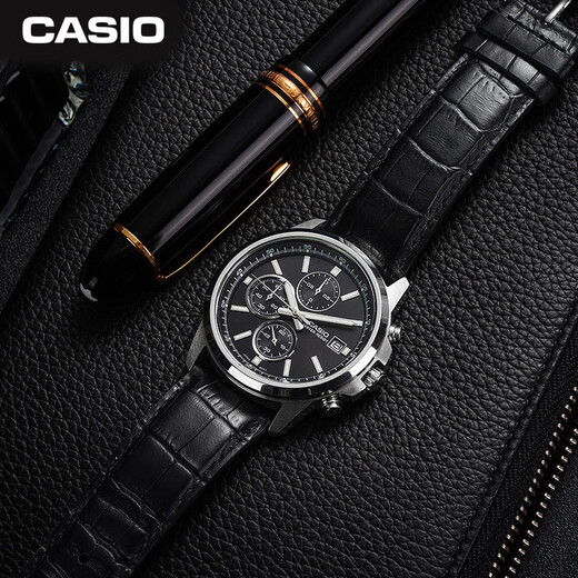 Casio (CASIO) watch men's three-disc casual simple student examination quartz Japanese and Korean watch New Year's gift MTH-5001L-1A