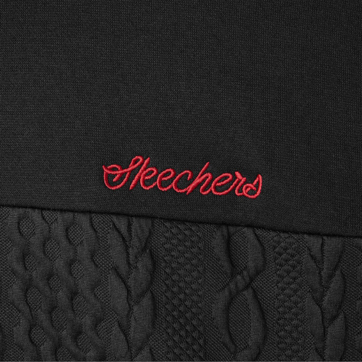 Куртка Skechers для женщин 2025 Весна и осенью новая стенд вязаная хлопковая рыбака модная теплой спортивный топ L125W083-0018 S /155 /80A