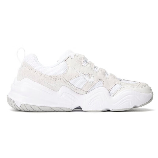 耐克（Nike）女鞋TECH HERA网面透气运动鞋增高休闲鞋老爹鞋ins潮 DR9761-100白色 38