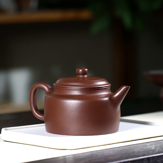 Hidden Pot World Government Subsidy Yixing Purple Clay Pot Purely Handmade Teapot Purple Clay Tea Set Home Tibetan Old Purple Clay Sword Liude Bell