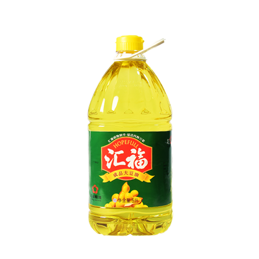 Huifu (hopefull) first-grade soybean oil 5L*4 full box sales