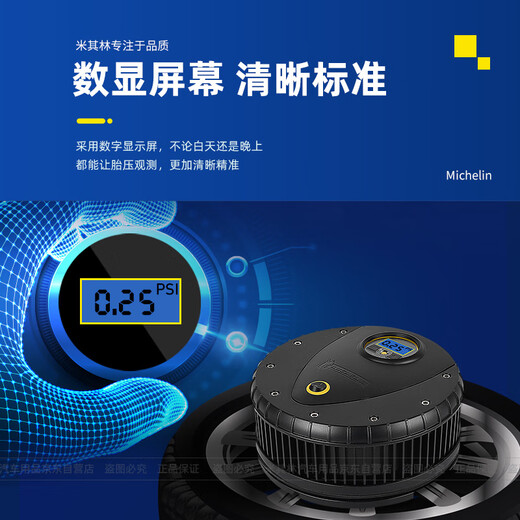 Michelin (MICHELIN) car air pump tire pressure electric pump portable inflatable treasure RV tire pump 12262
