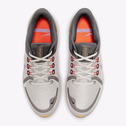 Nike Men's Shoes Quest 4 Мужская воздухопроницаемая амортизация удобная и стабильная пена спортивная кроссовка. Случайная обувь Светло серая DA1105-008 размер 40/US7