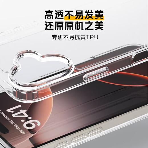 Made in Tokyo [high transparency and not easy to yellow] iphone16ProMax mobile phone case Apple 16ProMax lens film air bag anti-fall protection cover lens all-inclusive anti-yellowing, anti-wear and shockproof