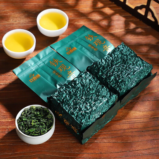 立香园茶叶安溪铁观音浓香型新茶高山乌龙茶自己喝散装抽真空包装 特选 125克