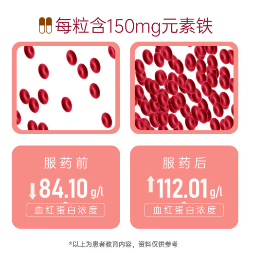 力蜚能 多糖铁复合物胶囊0.15g*30粒*2盒改善缺铁性贫血原研进口多糖铁复合物胶囊微丸补血孕妇补铁剂