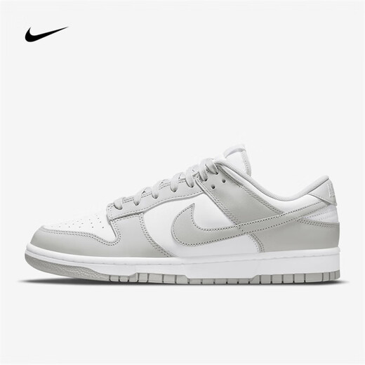 Nike (Nike) Dunk Low Retro Herren weiße graue Turnschuhe Retro-Schuhe DD1391-103 Grau Weiß 41