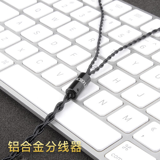 雅高聆（ACROLINK） 4股纯银发烧耳机升级线舒尔846/im50/um3x/ie80/ls70 MMCX系列 type-C