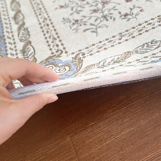 Zhonghong European living room carpet bedroom bedside blanket American sofa coffee table blanket cloakroom jacquard household non-slip scrubbable Roman brown 140*200CM