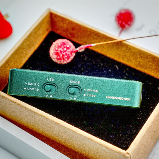 XDuoo Link2bal explosive version 270mW high thrust portable Android iPhone mobile phone small tail 4.4 balanced decoding amp cable explosive version green Android version ready for delivery