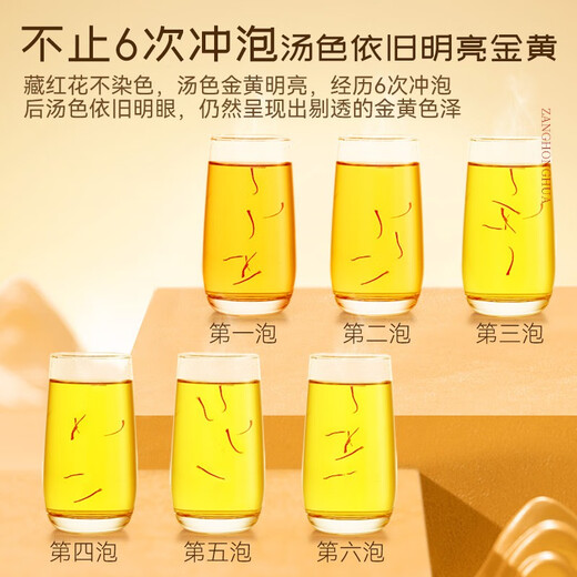 Shengdikang Tíbet Tíbet azafrán seleccionado Excelente excelente azafrán Fragancia completa Crocus Health Gift 5G 10 Botella Bottle Box [regalo de regalo]