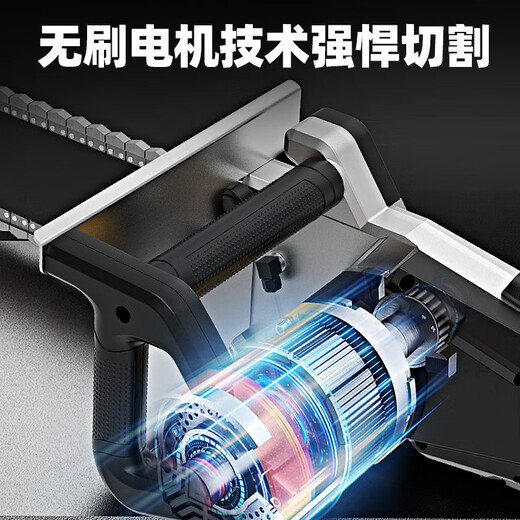 铁成切墙机钢筋混凝土切割机无刷墙体开门切墙锯480型水泥砖墙电链锯 AC829-480无刷切墙机[单链*1]