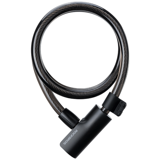 Rock Brothers Cable Lock Bicycle Lock Ring Lock Anti-theft Mountain Road Bike Electric Vehicle Portable Cycling Lock Home Black