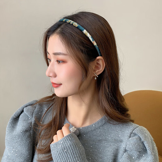 2 pieces of Xiangwan hairbands, simple going out, non-slip hairpins, facial mask, hair bindings, face wash, versatile toothed headbands