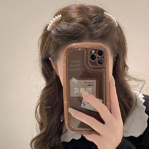 Chimera (CHIMERA) 2 pieces of noble and luxurious bangs hair clips spring clip ponytail clip half-tied one-word clip side hair accessories girl birthday gift