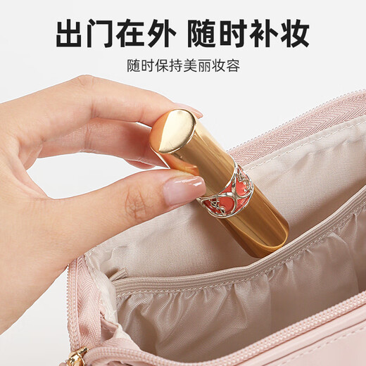 Lehuo Travel Makeup Bag Portable Small Small Mini Package Small Skin Care Products Women's Small Waterproof Storage Bag
