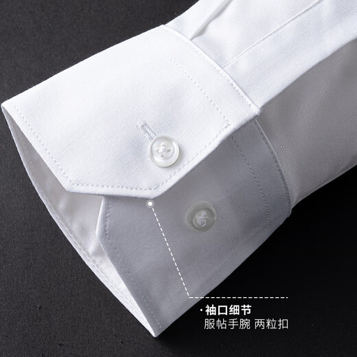 Shanshan DP no-iron 80-count pure cotton long-sleeved shirt men's business casual striped skin-friendly anti-wrinkle men's shirt