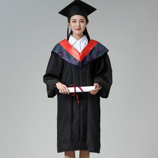 Lei Lixing Bachelor's Uniform Bachelor's Degree Uniform Men's and Women's Graduation Gown Liberal Arts Science and Engineering Drape Cloth Academic Uniform Hat Academic Uniform Performance Bachelor's Uniform Yellow-Engineering (Cardboard Hat) L Recommended Weight 130 160Jin Jin is equal to 0.5 kg