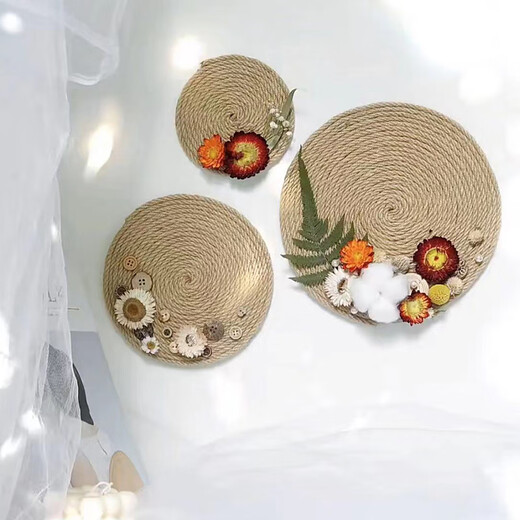 Man Life Hemp Rope Gardening Bundling Line Flower Package Decoration DIY Zongzi Rope Home School Thick 3mm Long 100 Meters + Glue