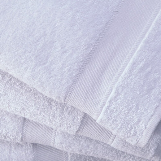 SHOPMARRIOTT Marriott Hotel Towel Combination Five-star Hotel Pure Cotton Side Scarf Water-absorbing Face Washing Household Bath Towel (76x147cm/693g) 1 piece