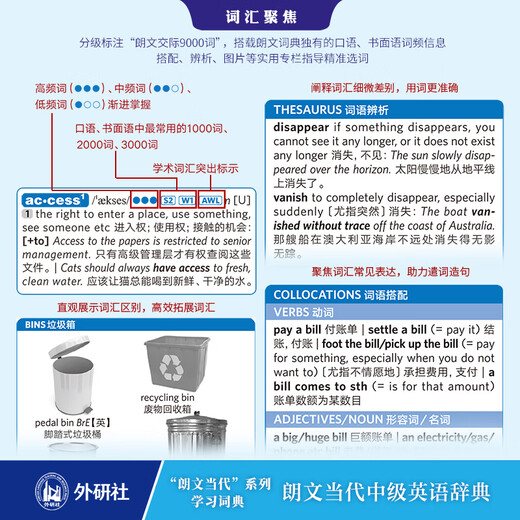 Longman Contemporary Intermediate English Dictionary (Englisch-Englisch. Englisch-Chinesisch)