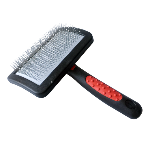 Chuanji cat pain-free comb, dog comb, pet hair pulling and knot opening beauty fluffy needle comb NHP125 (with magic beads soft needle-L size)