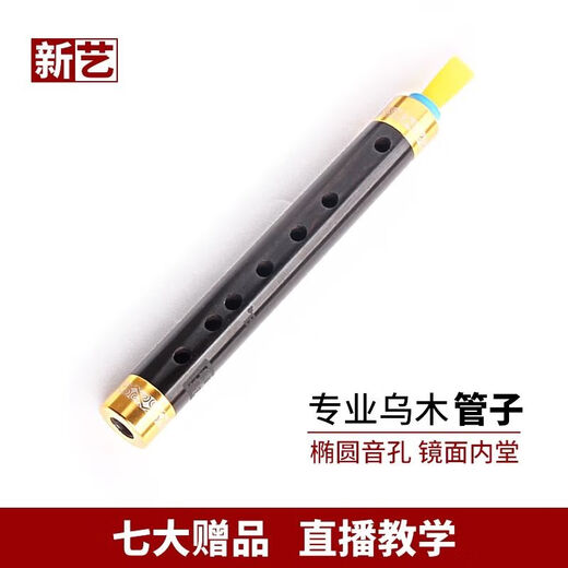 岐为专业乌木管子乐器催泪管单管筚篥初学者成人演奏型椭圆音孔 专业乌木+8大赠品【备注调门】