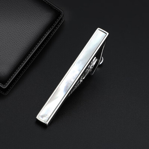 Celai Kiers Natural Blue Butterfly Tie Clip de Men de la mode Fashion Fashion Simple Pin Gift Simple Shell Shell Tie Clip + Cuffle Link