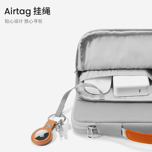 Tomtoc computer bag portable notebook bag for men and women 14-inch business Apple 16-inch MacBook Pro/Air M5 gray 14-inch