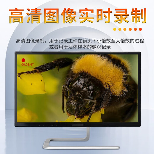 海约4K HDMI/USB电子显微镜高清放大镜手机维修专用ccd工业相机摄像头 HY-6210S 4K相机