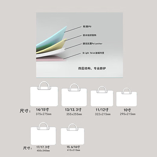 Shell Master Tablet Computer Sac iPad10 Portable Universal Air5 Storage Power Pack Pro 9th Generation Fresh Style Sac XD-679-Packable] + Power Bag 12 pouces