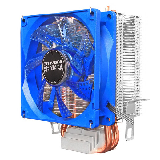BUBALUS T3 CPU cooler (2 heat pipes/supports Intel/AMD multi-platform/9cm LED fan/extra large cooling fin set/computer main case air cooling/1700)