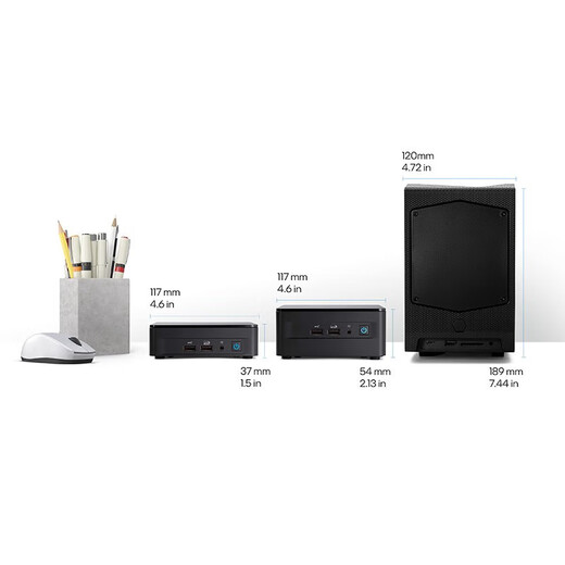 Intel ASUS NUC12WSHi7/NUC12WSHi5/NUC12WSKi7/NUC12WSKi5 Wall Street Canyon 12th generation Core 12 core 16 thread mini computer dual HDM Wall Street Canyon NUC12WSHi5 (thick version) barebones + 8G memory + 500G solid state