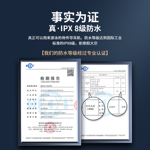 ENKOR bone conduction Bluetooth headset wireless ear-hanging open type non-in-ear running sports swimming IPX8 waterproof 32G memory MP3 suitable for Apple Huawei Xiaomi mobile phone