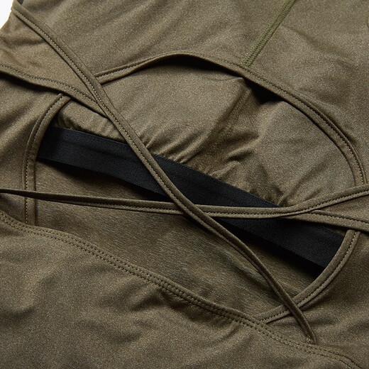 La Nikar Sports Vest Women's Yoga Beauty Strap Chest Pad Training Fitness Underwear Pilates Vest Top Women-S0052 Forest Green XS